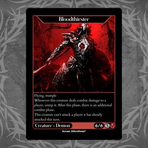 Bloodthirster - Full Art Custom Card