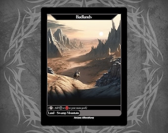Badlands - Full Art Custom Card - Etsy