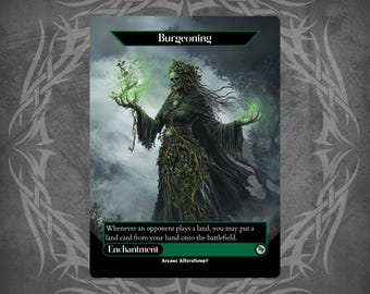 Burgeoning - Proxy Full Art Custom Card