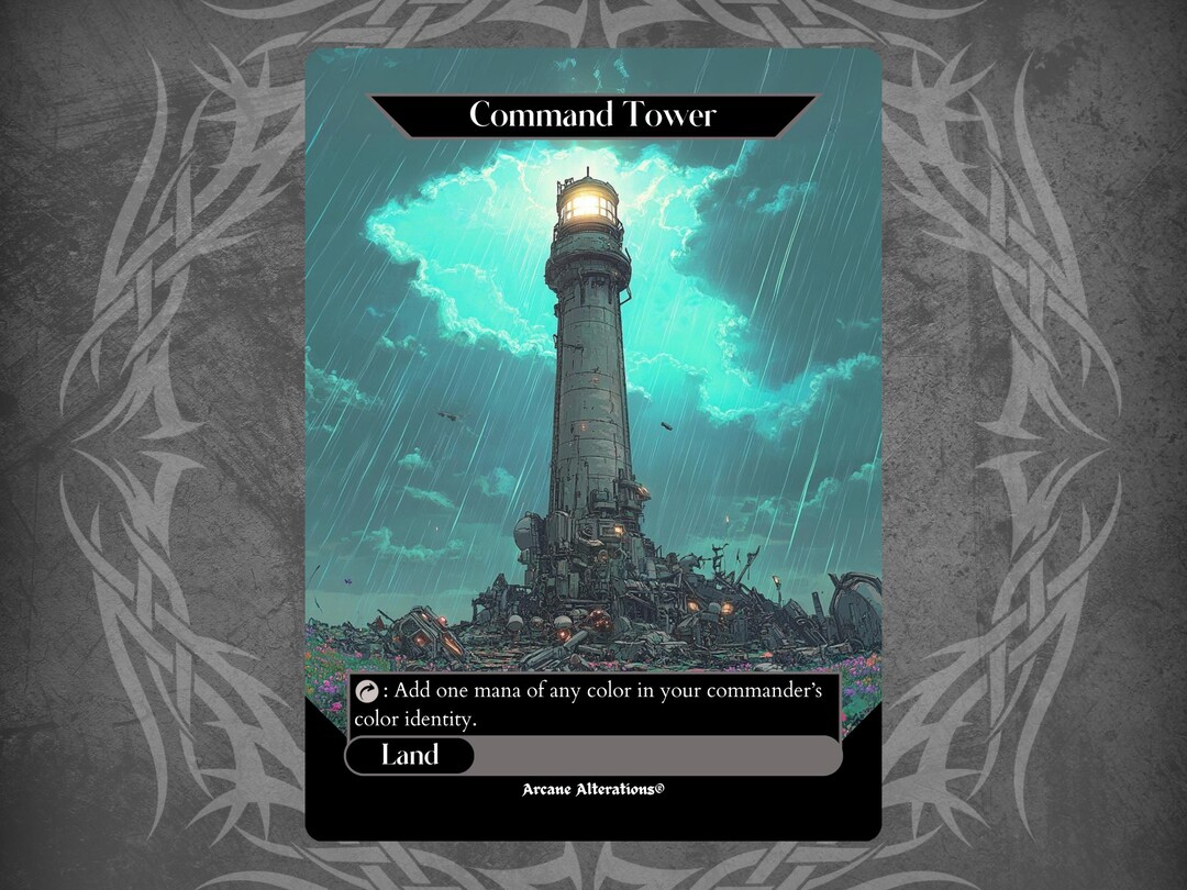 Command Tower Custom Command Tower - Proxy Full Art Custom Card - Etsy