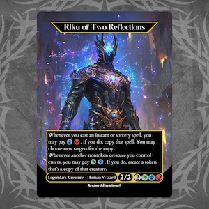 Riku of Two Reflections - Proxy Full Art Custom Card