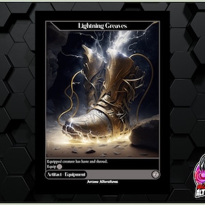 Lightning Greaves - Full Art Custom Card