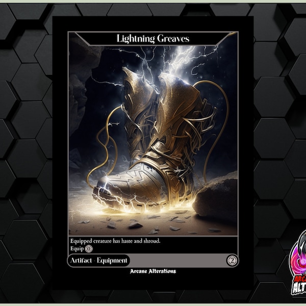 Mtg Lightning Greaves Etsy