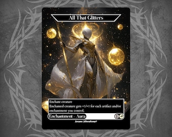 All That Glitters - Proxy Full Art Custom Card - Etsy New Zealand