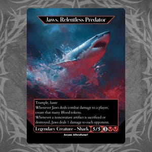 Jaws Playmat Mtg - Etsy