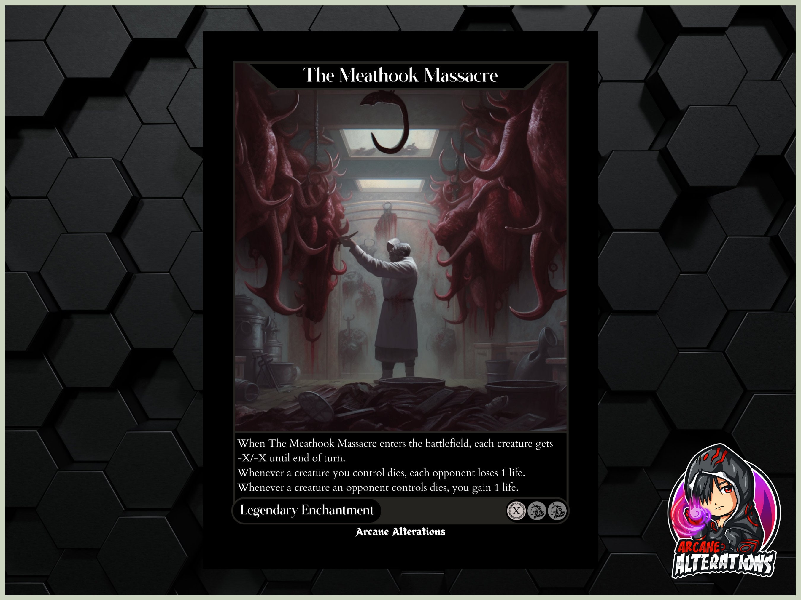 The Meathook Massacre Full Art Custom Card 