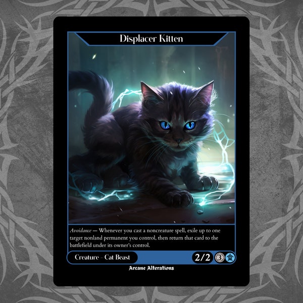 Displacer Kitten - Full Art Custom Card