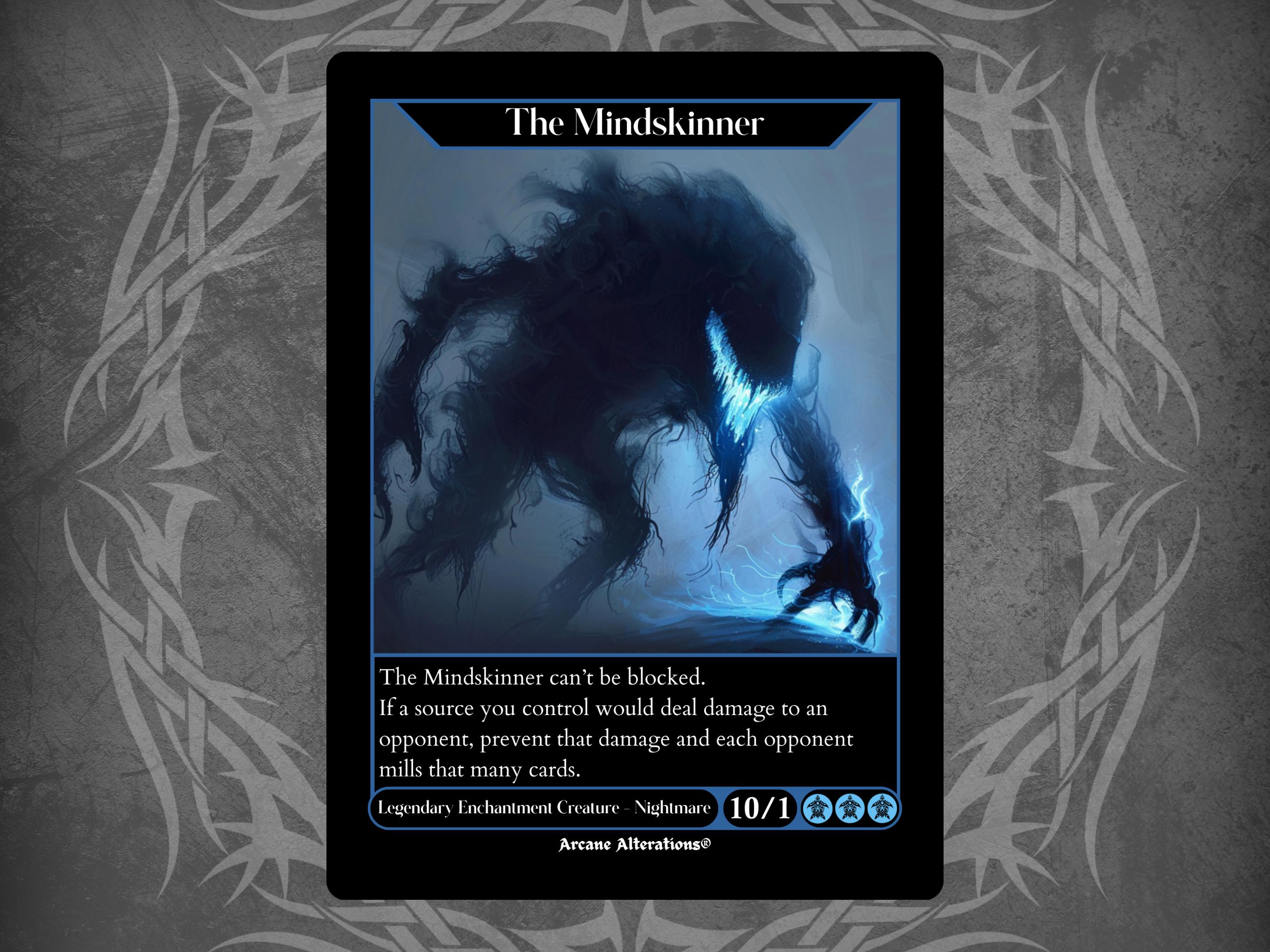 The Mindskinner - Full Art Custom Card - Etsy