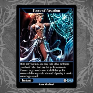 Force of Negation - Full Art Custom Card