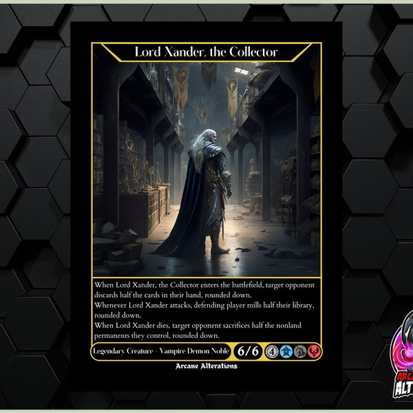 Lord Xander, the Collector - Full Art Custom Card