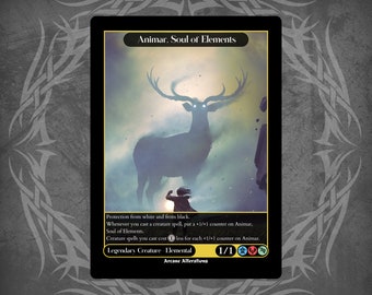 Animar Soul Of Elements Deck Custom Magic: The Gathering EDH Deck - Animar,  Soul Of Elements (Eldrazi Morph Theme) - NM