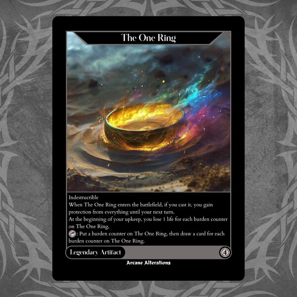 The One Ring - Full Art Custom Card