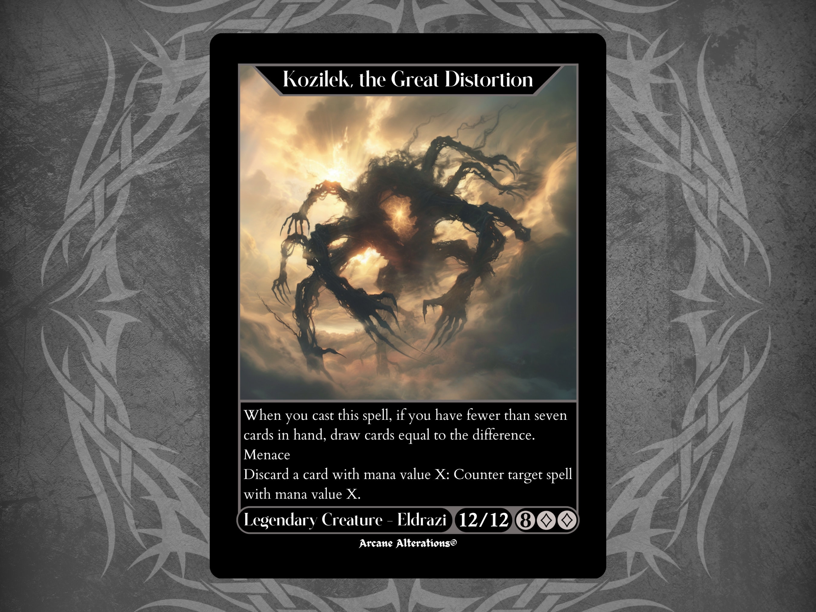 MTG 大いなる歪み、コジレック foil Foil】《大いなる歪み、コジレック/Kozilek, the Great