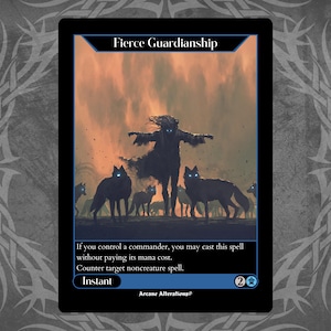 Fierce Guardianship - Full Art Custom Card