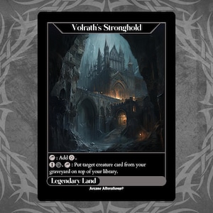 Volrath's Stronghold | Proxy Card — Choose Your Art! - Etsy
