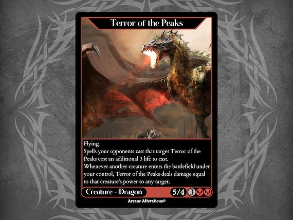 mtg terror card The of Serpent's Pass [Avatar: The Last Airbender: Eternal-Legal] Demon Kraken Terror of the Peaks -