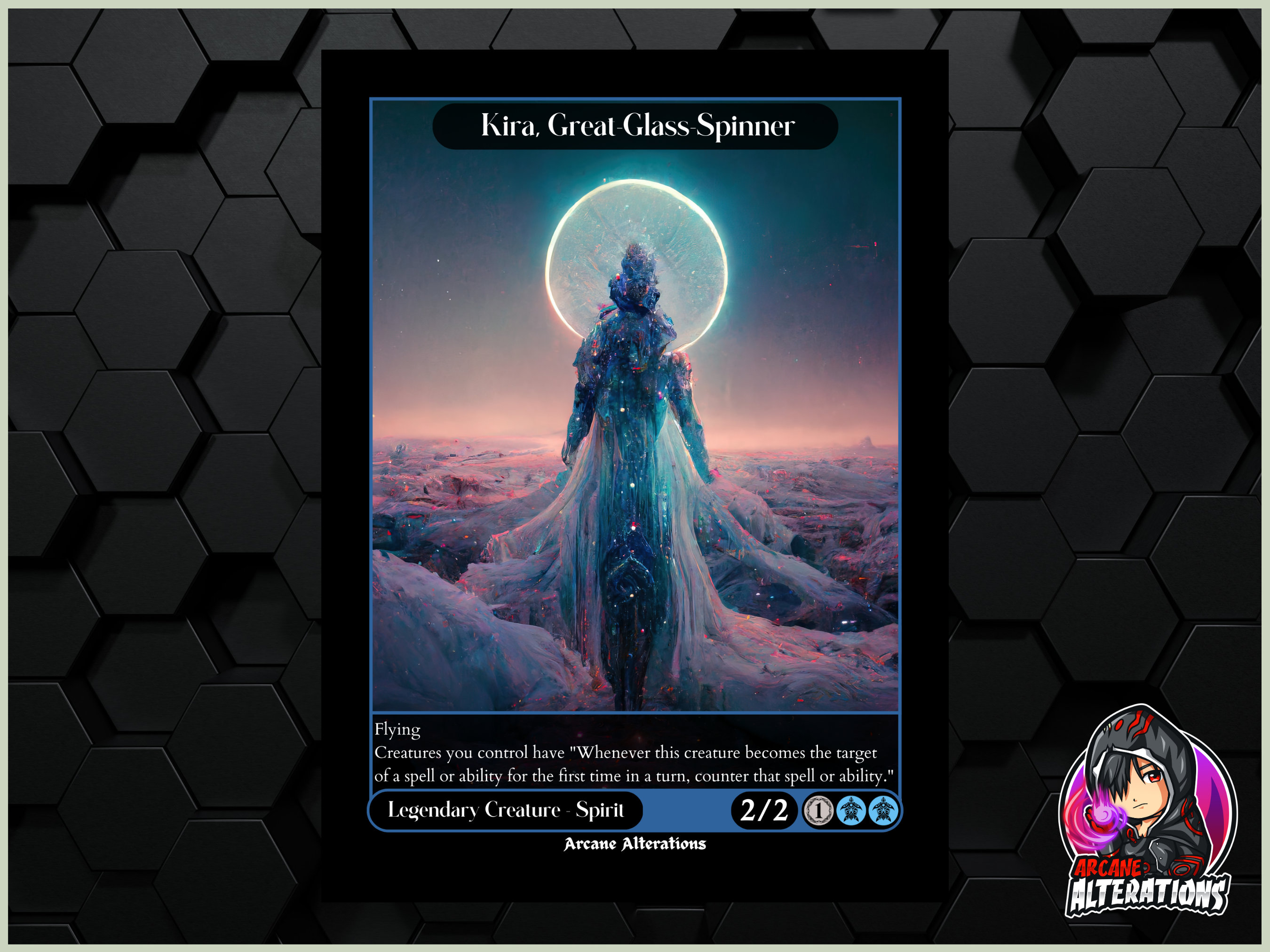 Kira, Great Glassspinner Full Art Custom Card Etsy