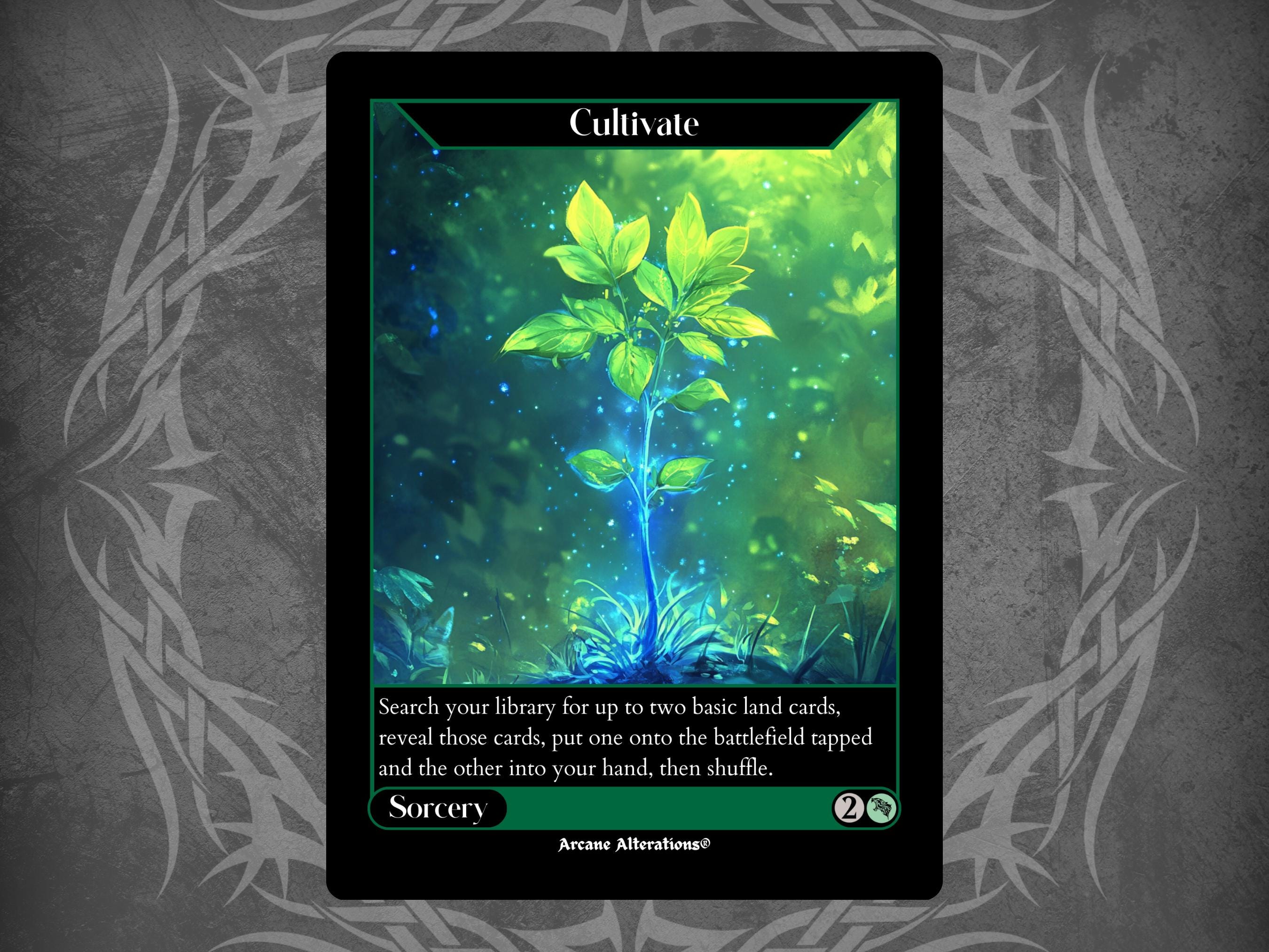 Cultivate - Full Art Custom Card - Etsy Cultivate - Full Art Custom Card - Etsy