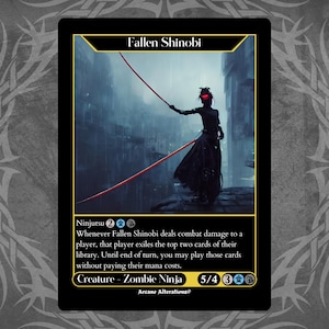 Fallen Shinobi - Full Art Custom Card