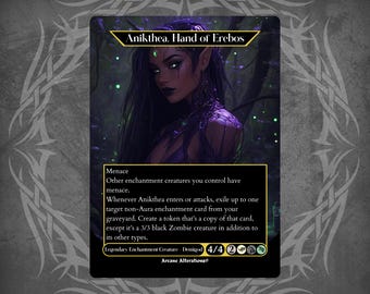 Anikthea, Hand of Erebos - Proxy Full Art Custom Card - Etsy
