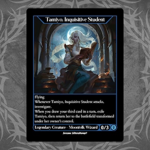 Tamiyo, Inquisitive Student - Full Art Custom Card