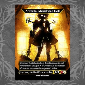 mtg doll cards MTG Commander Deck EDH Deck Arabella, Abandoned Doll 100 Magic Cards –  Moonveil Games main image 1