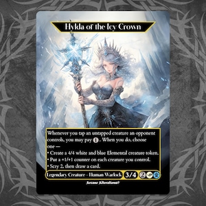 ドイツ語　氷冠のヒルダ　プロモFOIL MTG Amazon.co.jp: mtg 稀少 氷冠のヒルダ 箔押しプロモ foil 日本語
