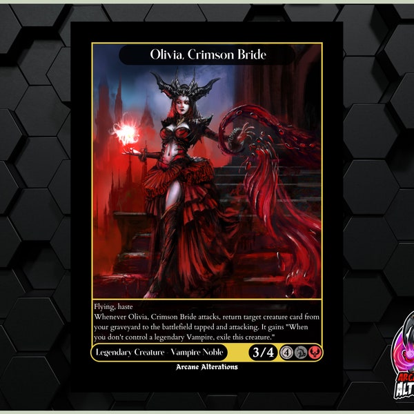 Olivia, Crimson Bride - Full Art Custom Card