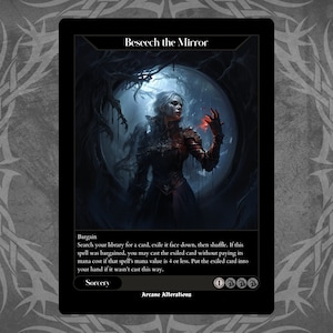 Beseech the Mirror - Full Art Custom Card