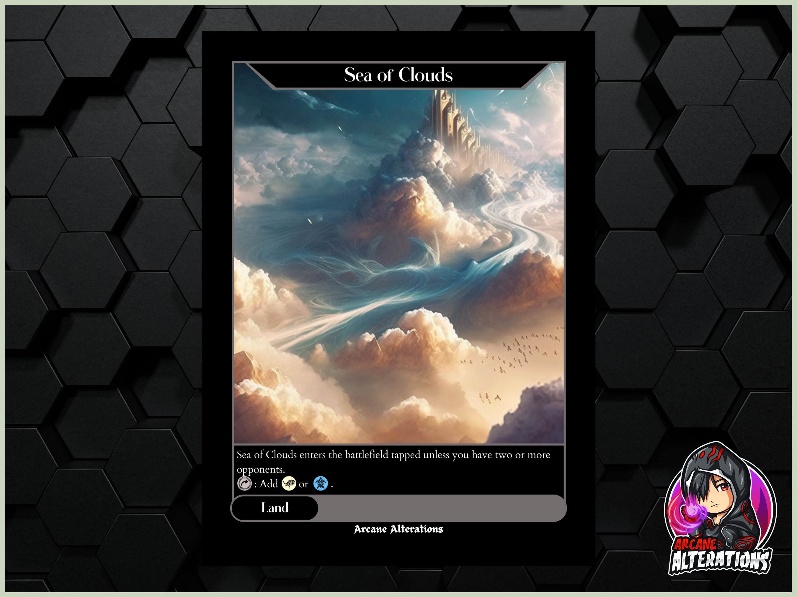 Sea of Clouds - Full Art Custom Card - Etsy