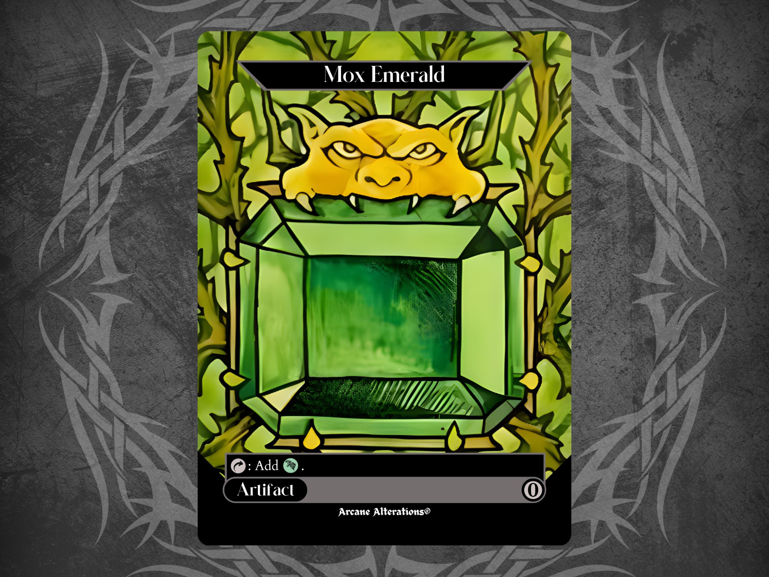 Mtg Mox Emerald - Etsy Canada