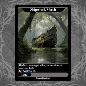 Shipwreck Marsh - Proxy Full Art Custom Card