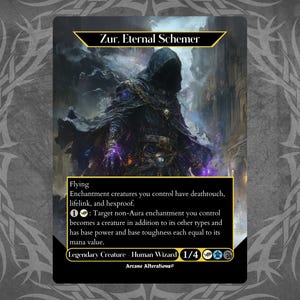 Zur, Evig Intrigman - Fullständigt Anpassat Kort med Fullständig Konst från Proxy