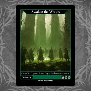 Awaken the Woods: aangepaste kunstkaart
