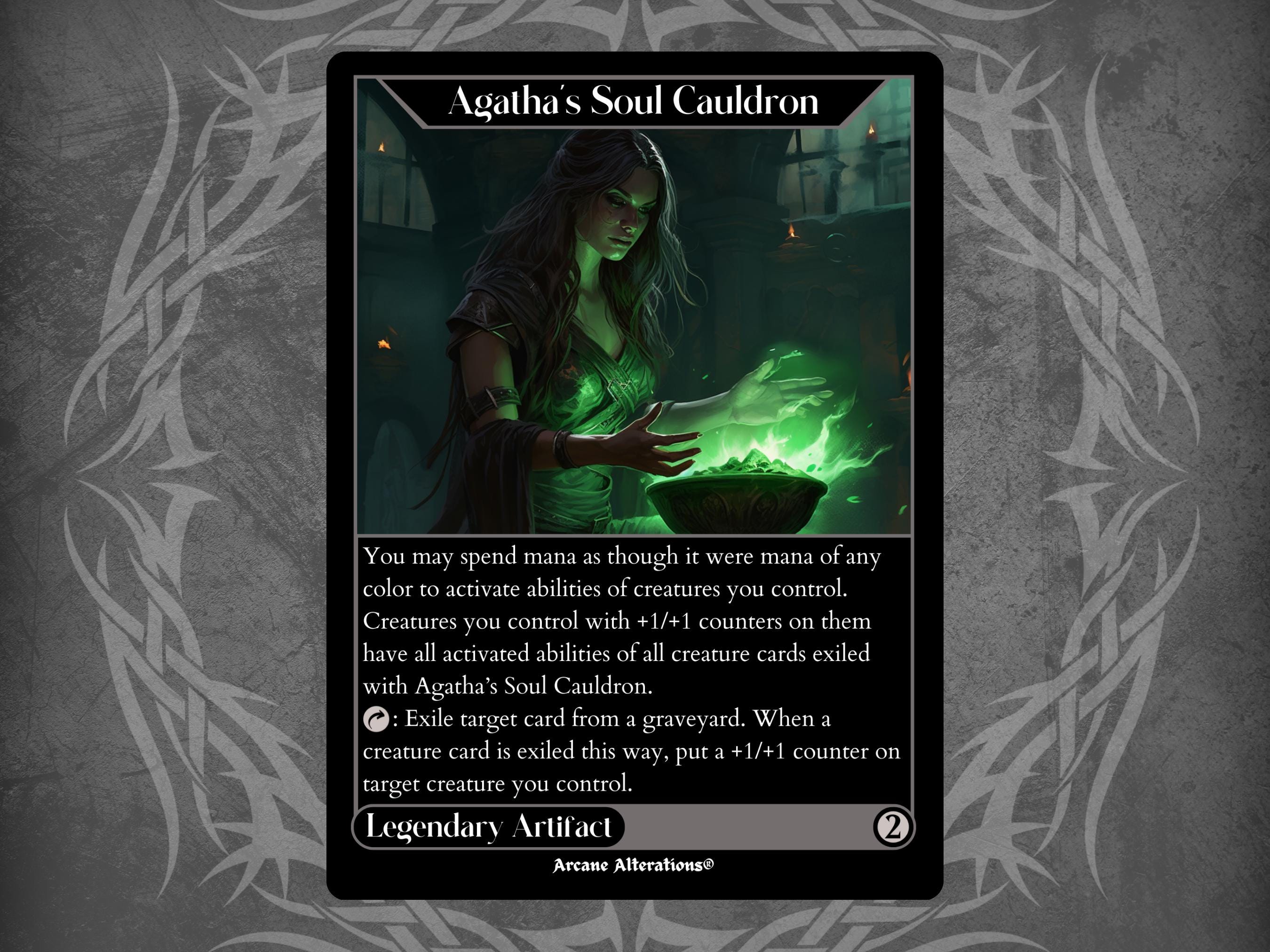 Agatha's Soul Cauldron 2枚セット MTG: Magic The Gathering/Wilds of Eldraine]【JP】Agatha's