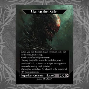 Ulamog, the Defiler - Proxy Full Art Custom Card