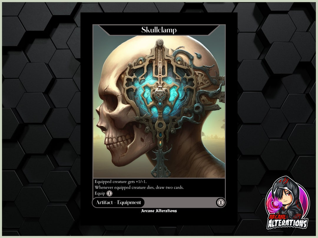 Skullclamp Full Art Custom Card Etsy