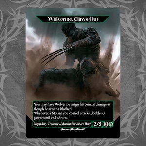 wolverine card sleeves Deck Protector Marvel Wolverine Card Sleeves 65ct Sleeve Durable Upper for  sale online