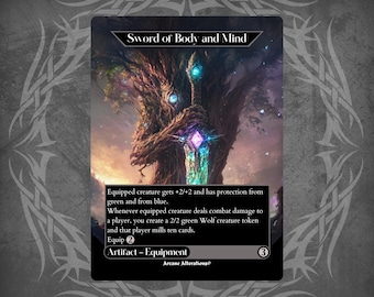 Sword of Body and Mind - Proxy Full Art Custom Card