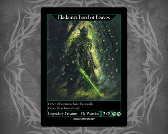 Eladamri, Lord of Leaves - Full Art Custom Card - Etsy