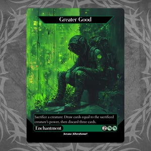 Greater Good - Full Art Proxy-anpassat kort