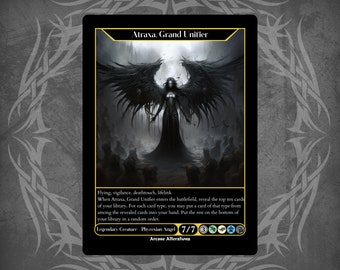 Mtg 改変アートカード - アトラクサ、グランド・ユニファイアー - Etsy