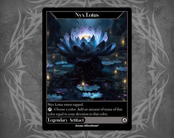 NYX LOTUS - Magic The Gathering Theros Beyond Death Artifact Card, Colorless, Rare
