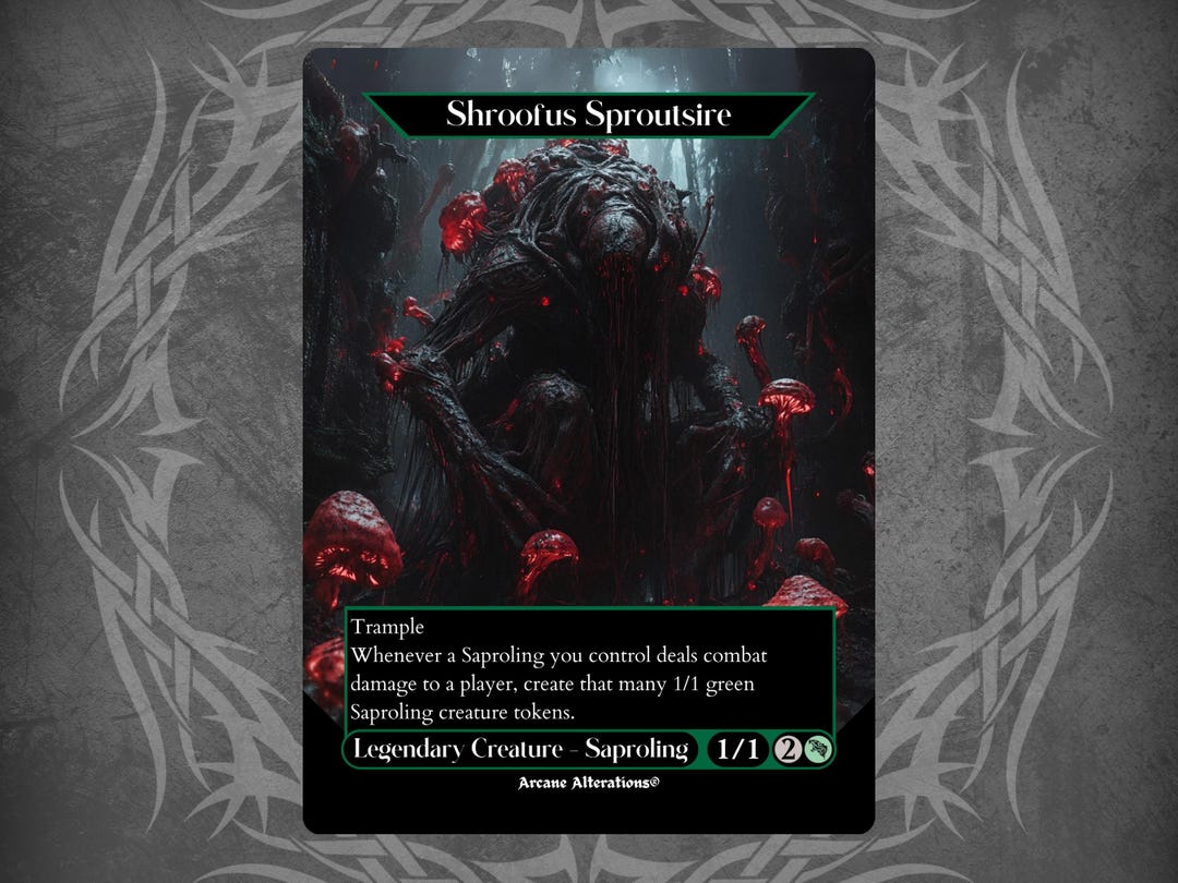 Shroofus Sproutsire - Proxy Full Art Custom Card - Etsy