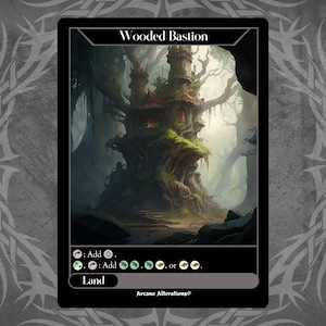 Wooded Bastion - Full Art Custom Card