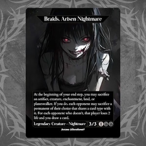 Braids, Arisen Nightmare - Proxy Full Art Custom Card