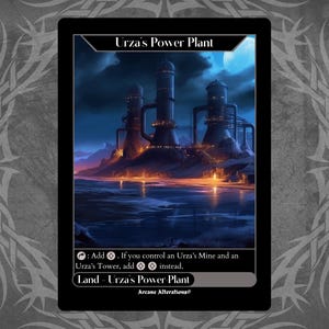 Planta de energía de Urza - Tarjeta personalizada de arte completo