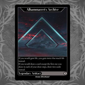 Alhammarrets Archive - Full Art Custom Card