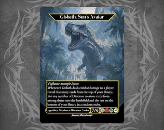 Gishath, Sun's Avatar - Proxy Full Art Custom Card