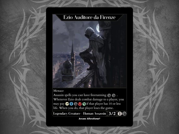 mtg all cards are artifacts Amazon.com: Magic: The Gathering - Assassin's Creed Bundle | 9 Beyond  Boosters + Accessories